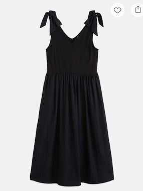 Market & Spruce Bow Sleeve Mixed Media Dress